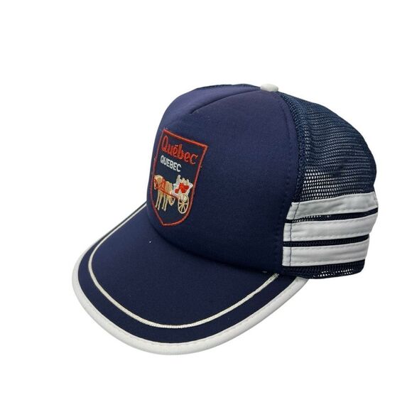 Vintage Québec Snapback Mesh Trucker Hat - Picture 14 of 15